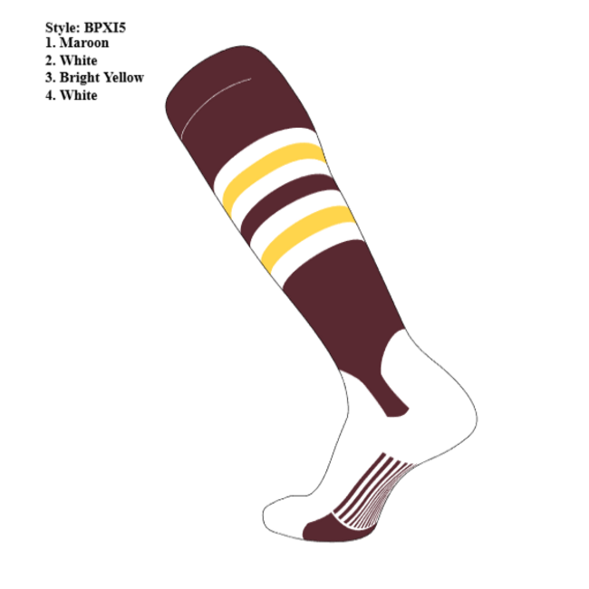 Simi Baseball 5" Custom  Stirrup Dugout Sock