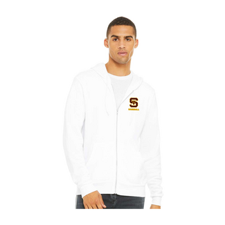 Simi Baseball Unisex Zip-Up  Hoodie