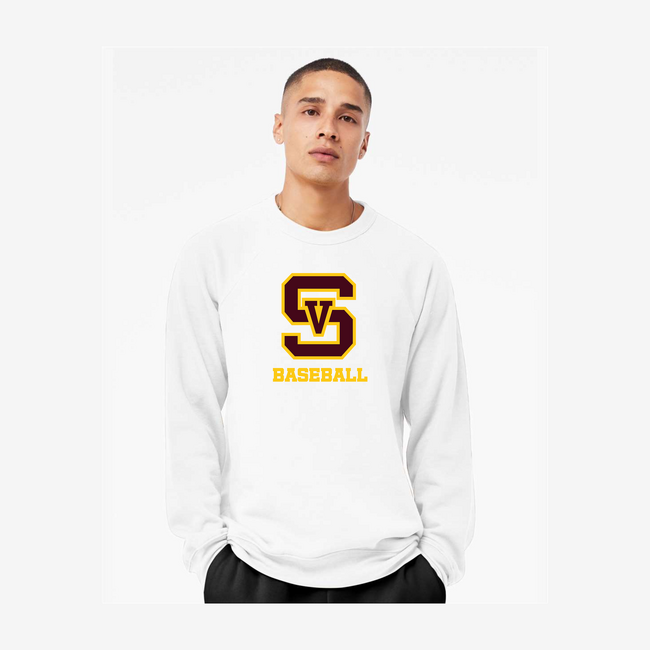 Simi Baseball Unisex Sponge Fleece Raglan Crew