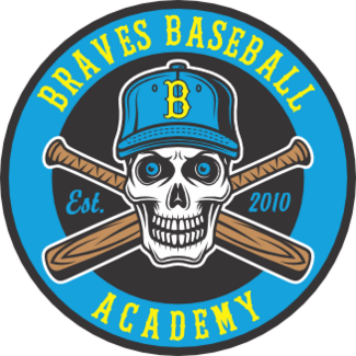 Bagger Sports Braves Baseball Skull Decal