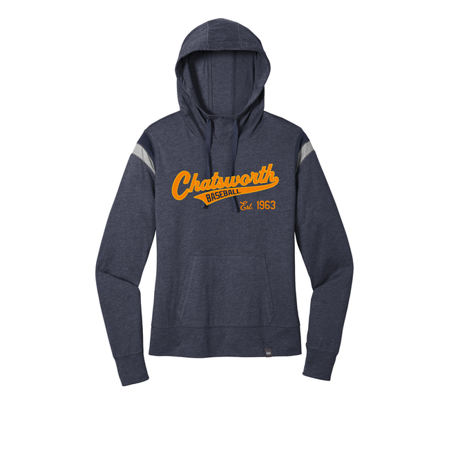 Chatsworth Baseball New Era Ladies Heritage Blend Varsity Hoodie