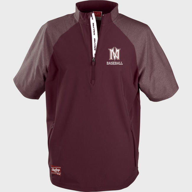 VN Baseball Rawlings ColorSync Short Sleeve Cage Jacket - CSSSJ2