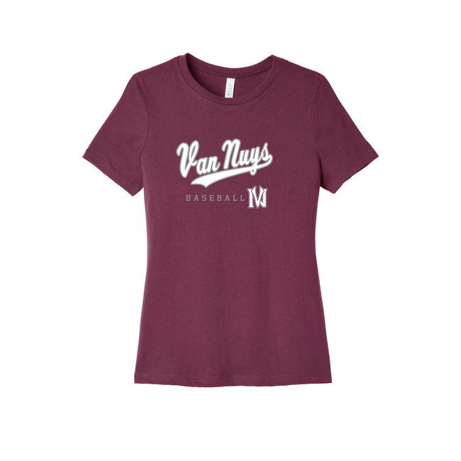 VN Baseball Ladies Relaxed Fit Crew Tee