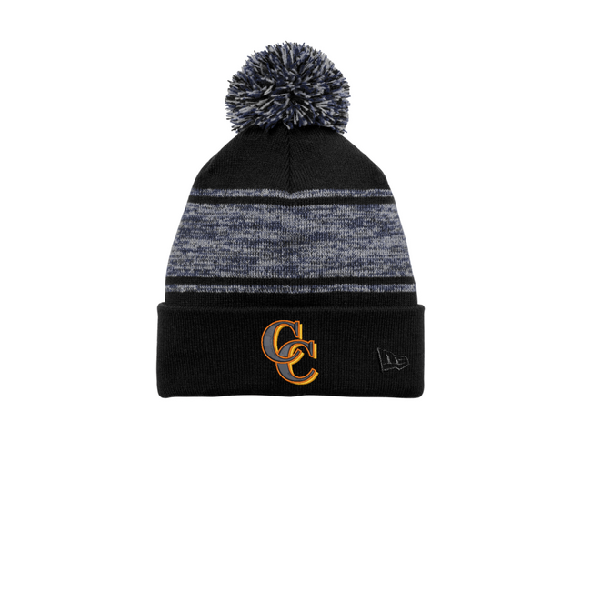 Chatsworth Baseball New Era Pom Beanie w/Embroidery