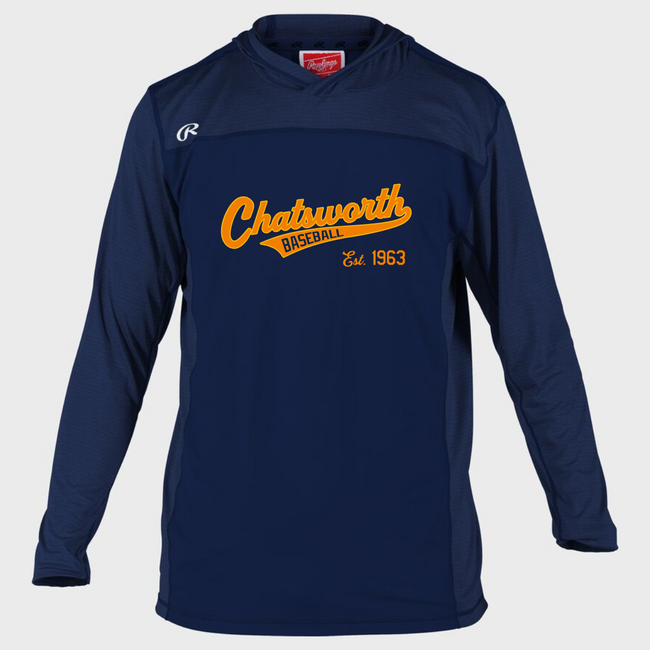 Chatsworth Baseball Rawlings Lightweight Training Hoodie
