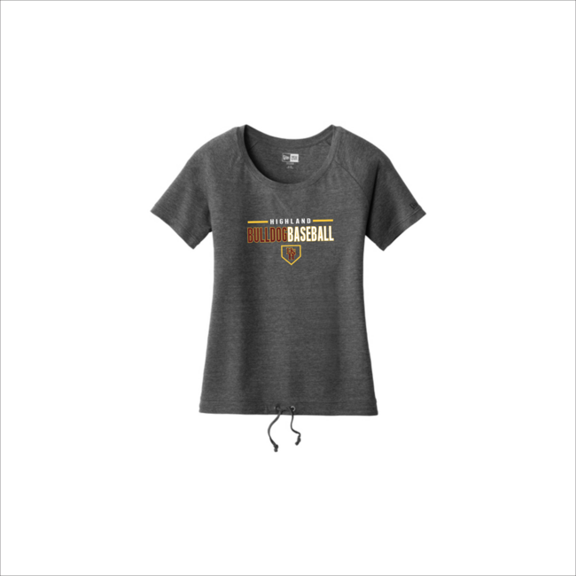 Highland Baseball New Era Ladies Tri-Blend Cinch Tee