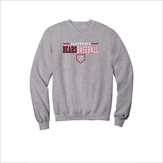 Burroughs Baseball Champion Powerblend Crewneck Sweatshirt