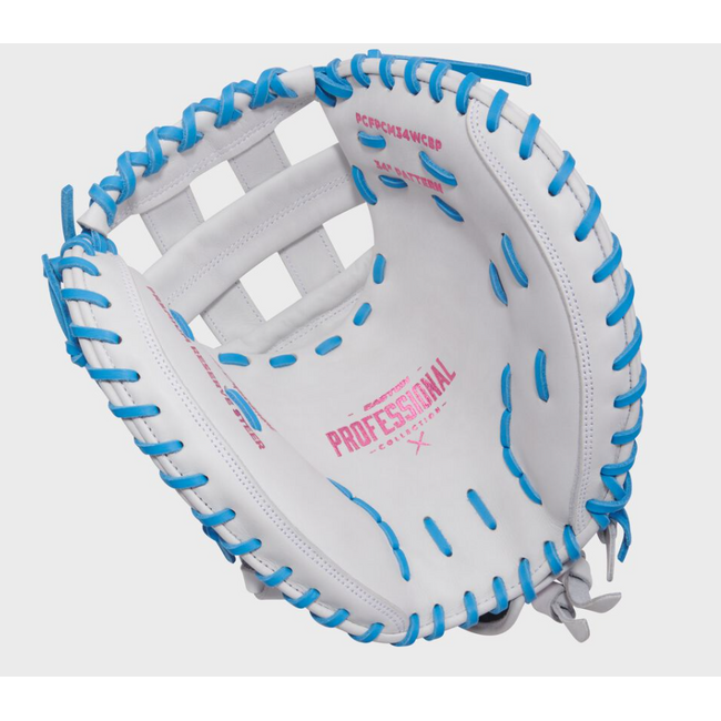 Easton Professional Collection Color Splash 34" Catcher's Fastpitch Mitt - PCFPCM34WCBP