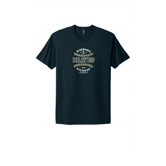 Braves Hardcore Fitness Navy Cotton Tee