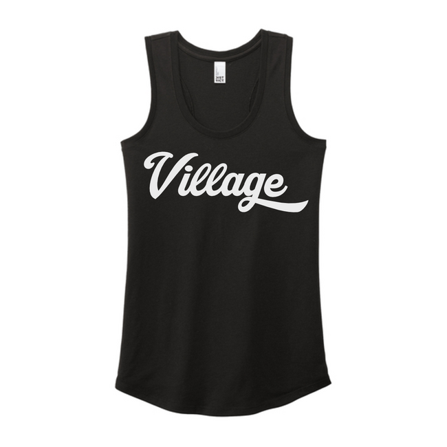 Village Christian Baseball Ladies Racerback Tank