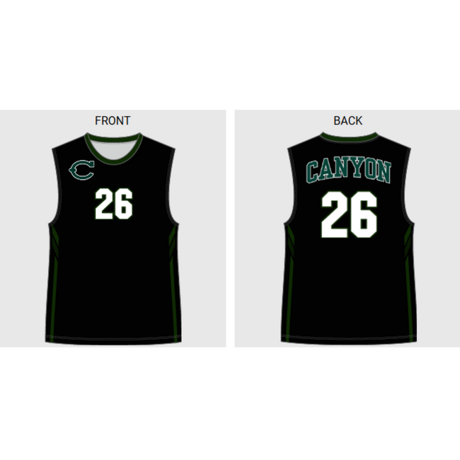 Canyon Boys VB Custom Varsity Jersey