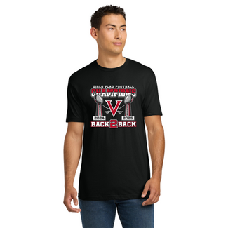 Verdugo Girl's Flag Football Champions 2025 Crew Tee - 3600