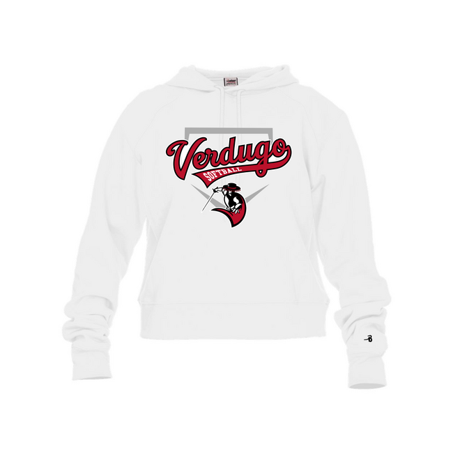Verdugo Softball Crop Fleece Hoodie