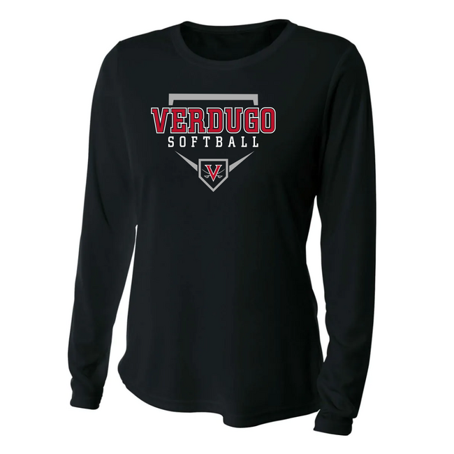 Verdugo Softball Women's Long Sleeve Performance Shirt