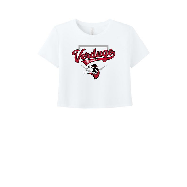 Verdugo Softball Women's Ideal Crop Top