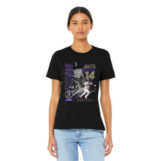 Valencia Baseball Senior Women's Relaxed Crew Tee