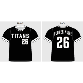 Alleson Toluca Titans Baseball Custom Black Jersey