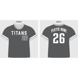 Alleson Toluca Titans Baseball Custom Combat Grey Jersey