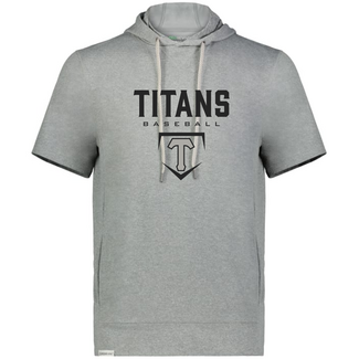Holloway Toluca Titans Baseball Ventura Soft Knit Short Sleeve Hoodie