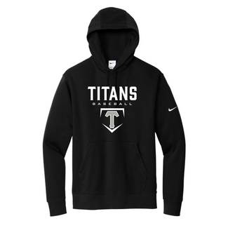 Nike Toluca Titans Baseball Adult Nike Club Fleece Hoodie