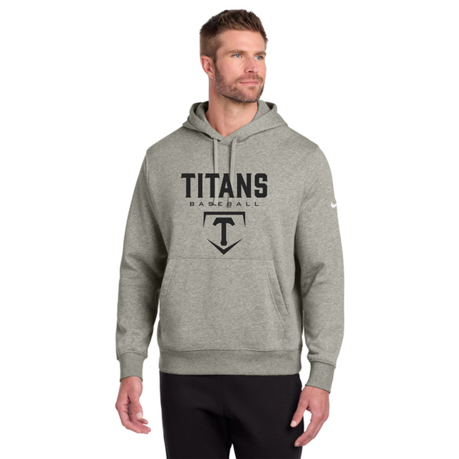 Toluca Titans Baseball Adult Nike Club Fleece Hoodie