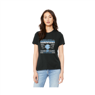 Saugus Softball B2B Champions Ladies Crew Tee
