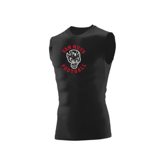 Augusta Van Nuys Football Hyperform Compression Sleeveless Tee