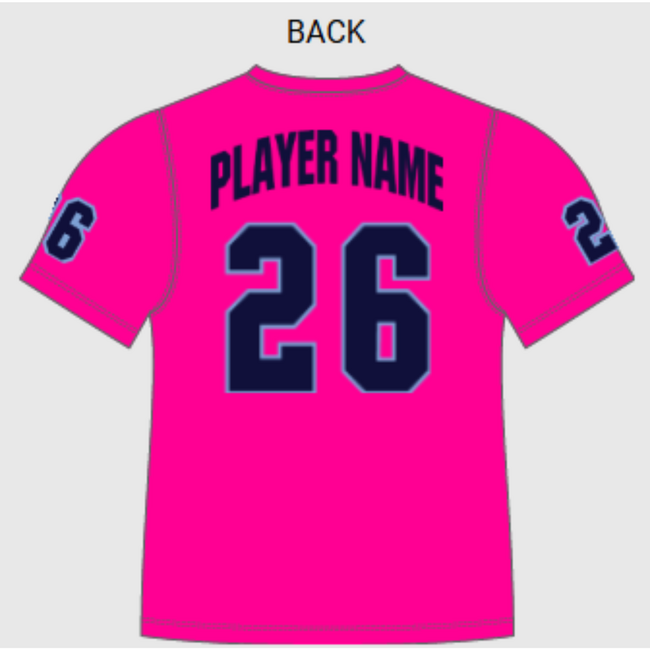 Saugus Girl's Flag Football Custom Sublimation BC Jersey