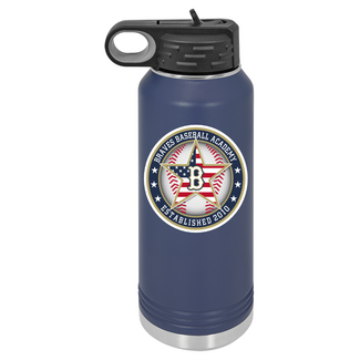 Polar Camel Braves Baseball Academy  32 oz Water Bottle UV Printed