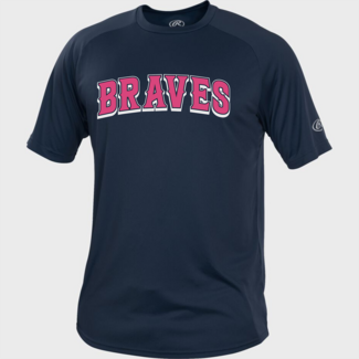 Rawlings Braves Baseball Rawlings Breast CancerJersey