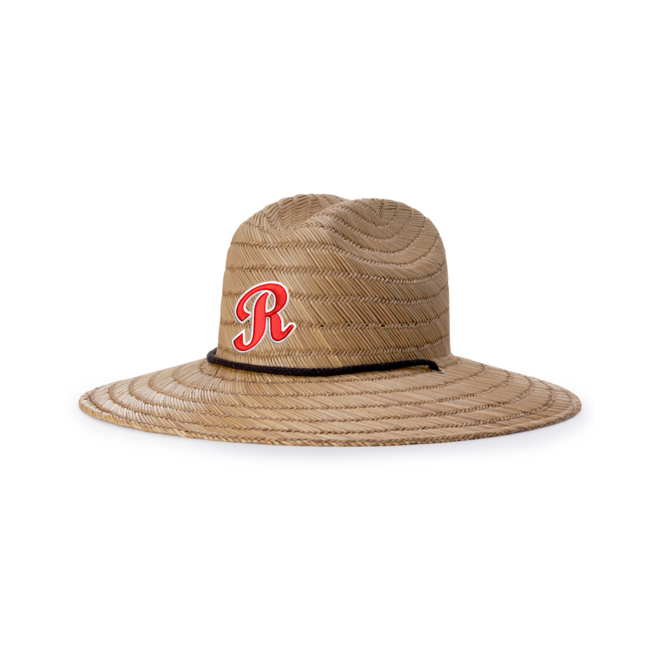 Rebels Baseball Laser Patch Waterman Straw Hat
