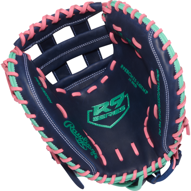 Rawlings R9 Series 33 " Fastpitch Catcher's Mitt - R9SBCM33-24NMP