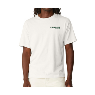 Kingsmen Baseball Unisex 6 oz Heavyweight Tee - Vintage White