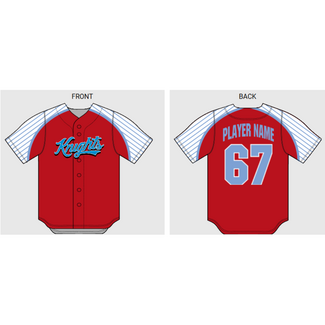 Alleson Knights Baseball Full Button Custom Jersey