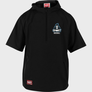 Rawlings Ghost Rawlings ColorSync Short Sleeve Hooded Cage Jacket -  CSSHJ