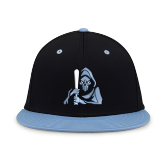 The Game Ghost Baseball Cap Black/Columbia Blue GB998