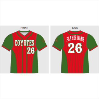 Alleson AV Coyotes Softball Game Jersey - Christmas