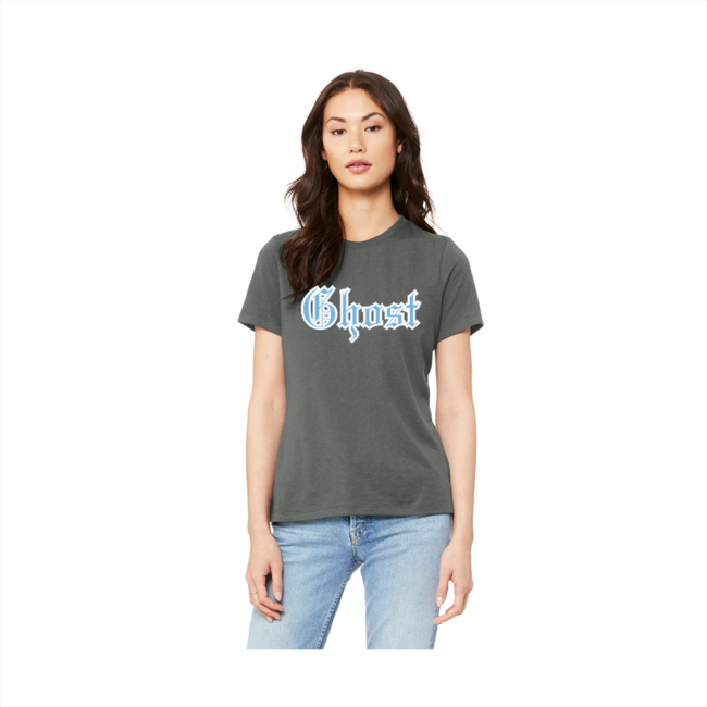 Ghost Baseball Ladies Relaxed Fit Crew Tee