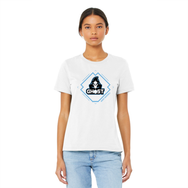 Ghost Baseball Ladies Relaxed Fit Crew Tee