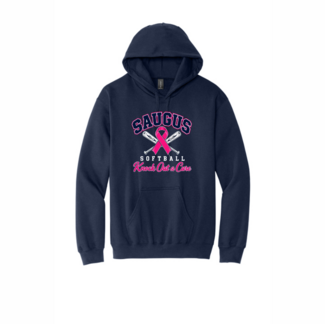 Saugus Softball Knock Out a Cure Softstyle Midweight Hoodie