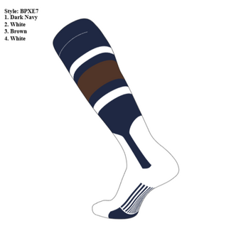 TCK Sports Caballeros Baseball  Custom Dugout Stir up Sock