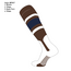 Caballeros Baseball  Custom Dugout Stir up Sock