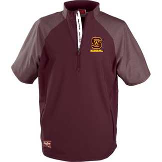 Rawlings Simi Baseball Rawlings ColorSync Short Sleeve Cage Jacket