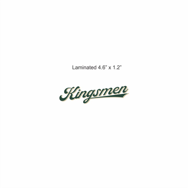 Kingsmen Baseball Decals