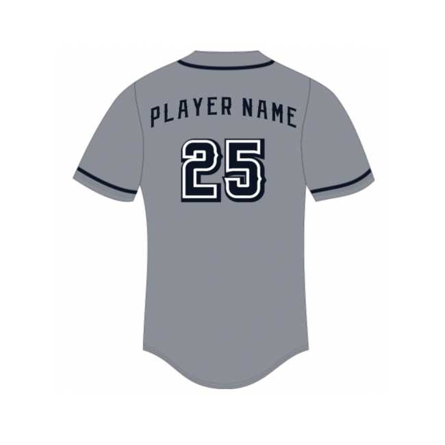 Chatsworth Baseball Custom Rawlings Grey Jersey