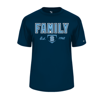 Badger Sylmar Spartans Baseball Navy Performance Jersey - Family