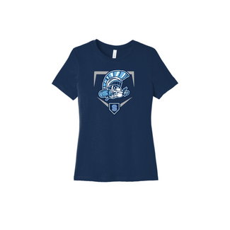 Sylmar Spartans Baseball Ladies Relaxed Crew Tee