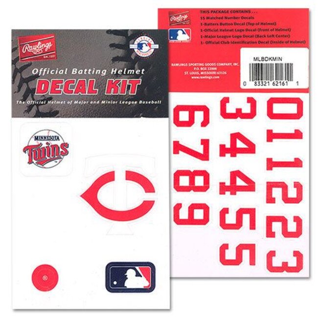 Rawlings MLB Decal Kit: MLBDC