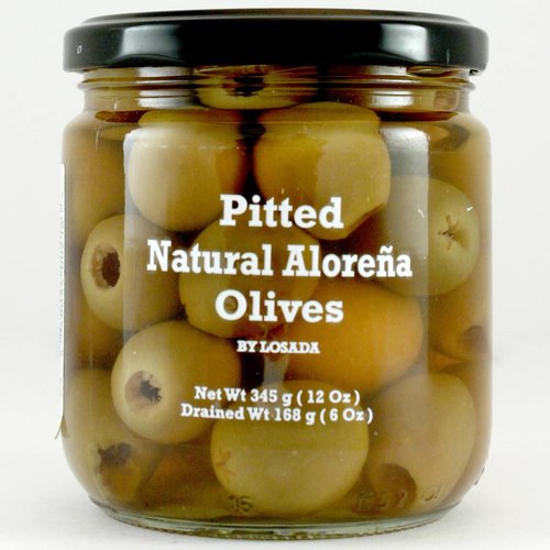 Losada Pitted Alorena Olives 12oz Jar