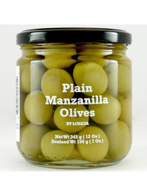 Losada Plain Manzanilla Olives 12oz Jar